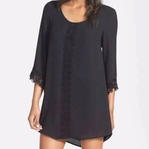 ASTR Black Shift Mini Dress Size XS